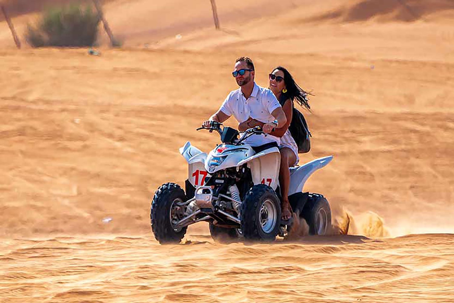 Private Quad Bike Desert Safari in Dubai – thrilling dune bashing adventure with ATV ride across golden desert dunes
